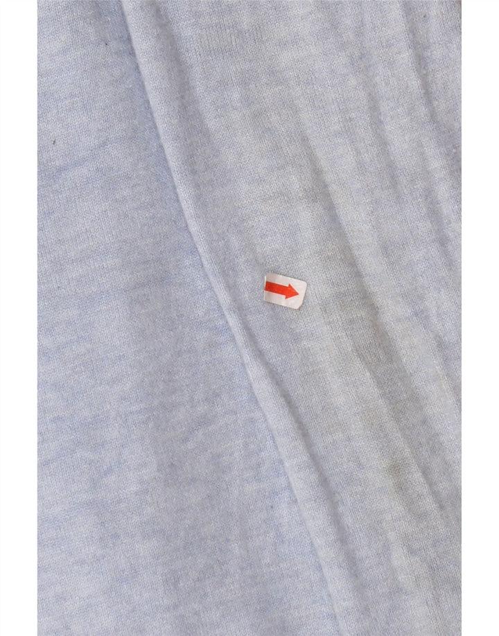 Pulover cardigan deschis pentru femei ZARA UK 14 mare, albastru, viscoză