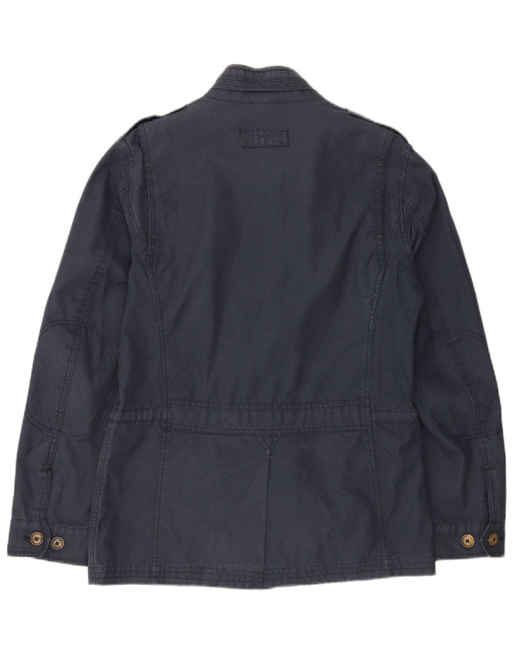 Jachetă militară pentru bărbați MASSIMO DUTTI UK 36 Small Bleumarin