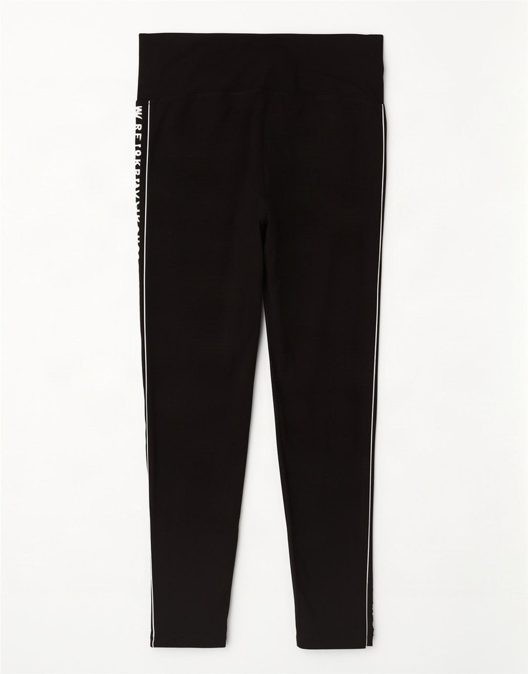 Leggings grafic Dkny pentru femei UK 14, bumbac mediu negru