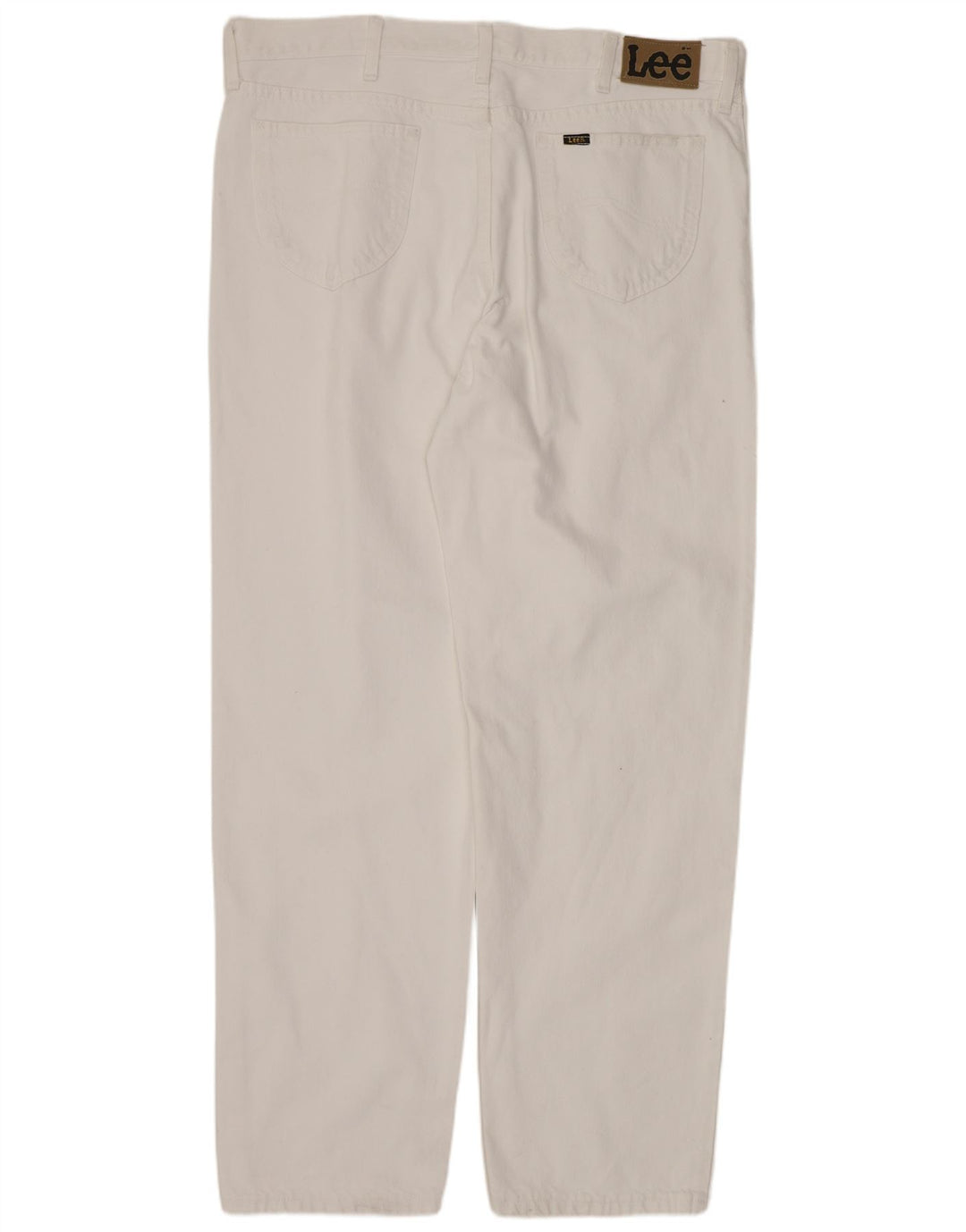 Blugi drepti pentru bărbați LEE Kansas W40 L34, bumbac alb