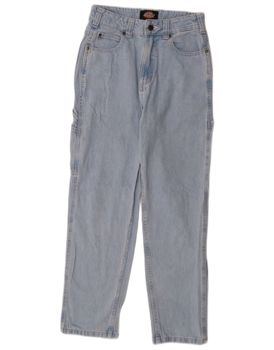 Blugi drepti cargo pentru femei Dickies W27 L28 bumbac albastru