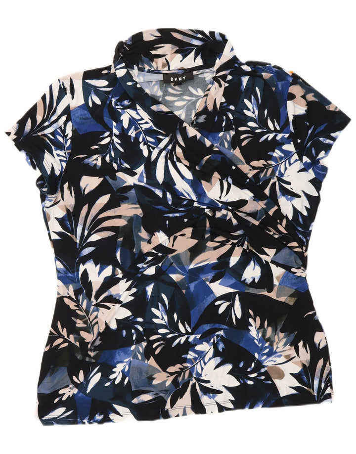 Bluză DKNY pentru femei UK 18 XL Poliester floral multicolor