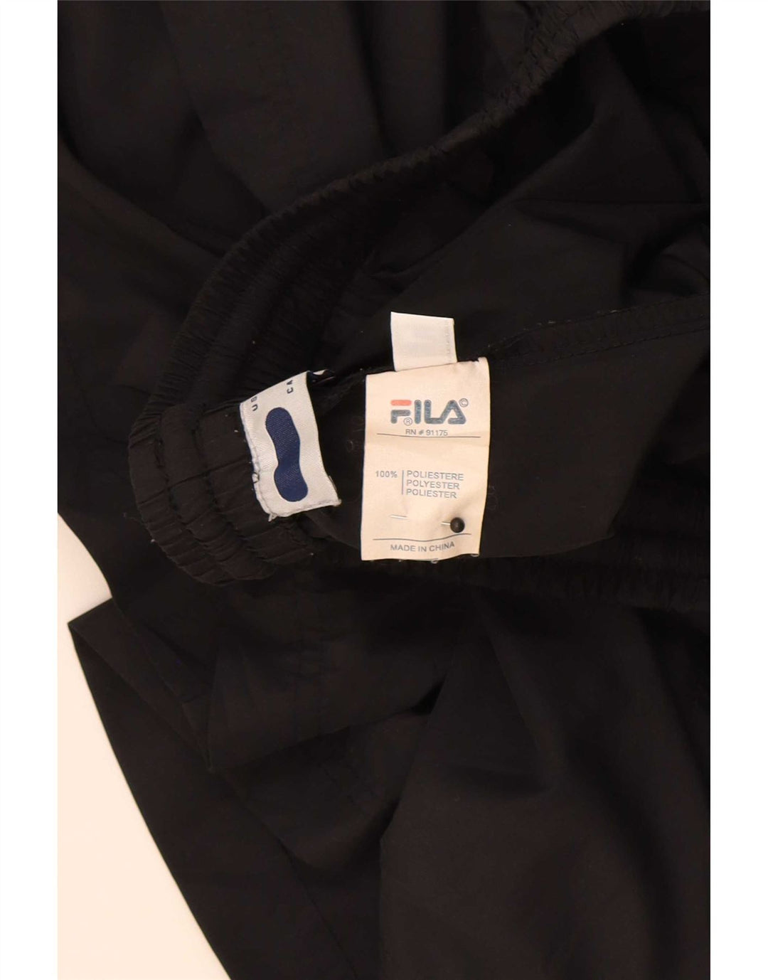 Pantaloni scurți sport Fila pentru bărbați IT 56 XL poliester negru color bloc