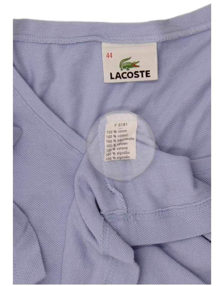 Tricou Lacoste Femei Top Marimea 44 Mare Bumbac Albastru