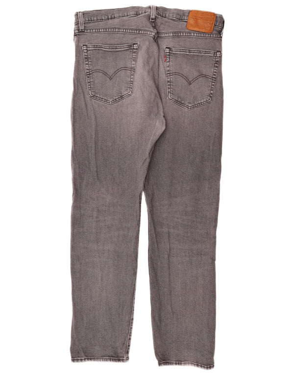 Blugi conici pentru bărbați Levi's 502 W36 L34 bumbac gri