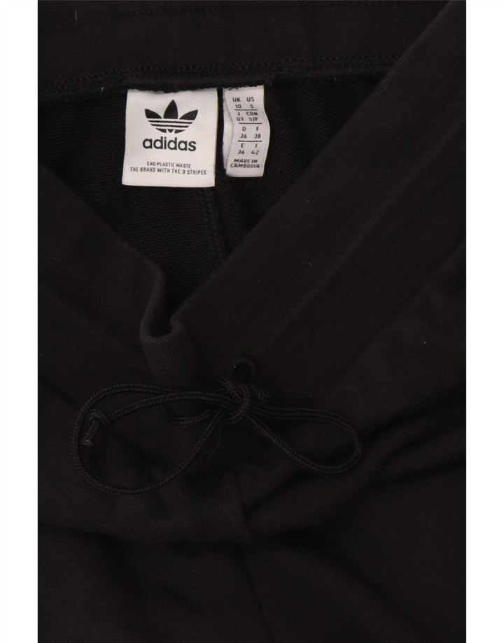 Pantaloni de trening pentru femei ADIDAS Joggeri UK 10 Bumbac negru mic