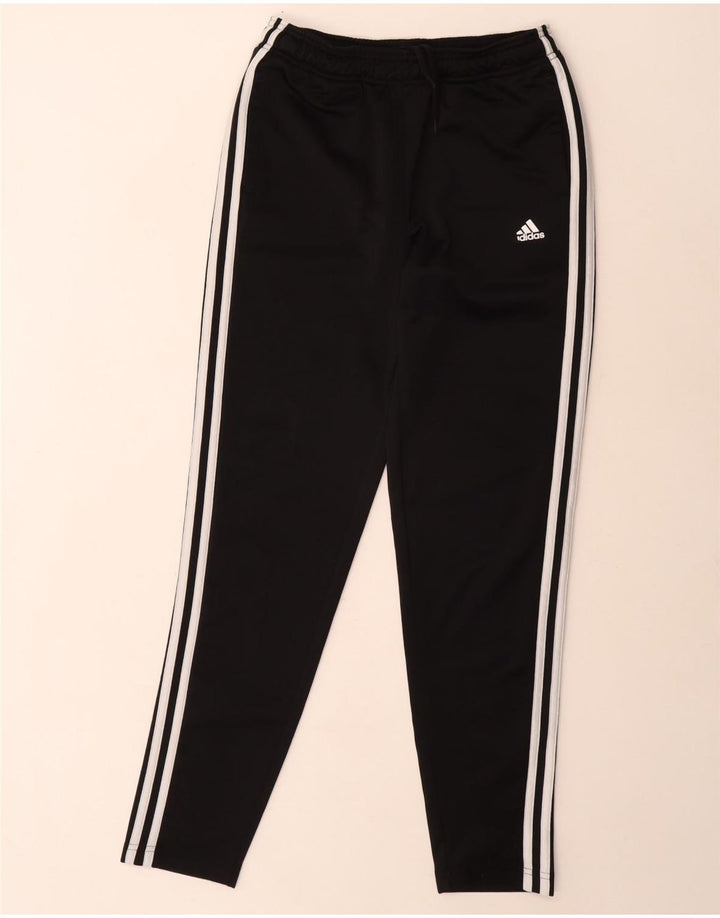 Pantaloni de trening ADIDAS pentru baieti 13-14 ani poliester negru