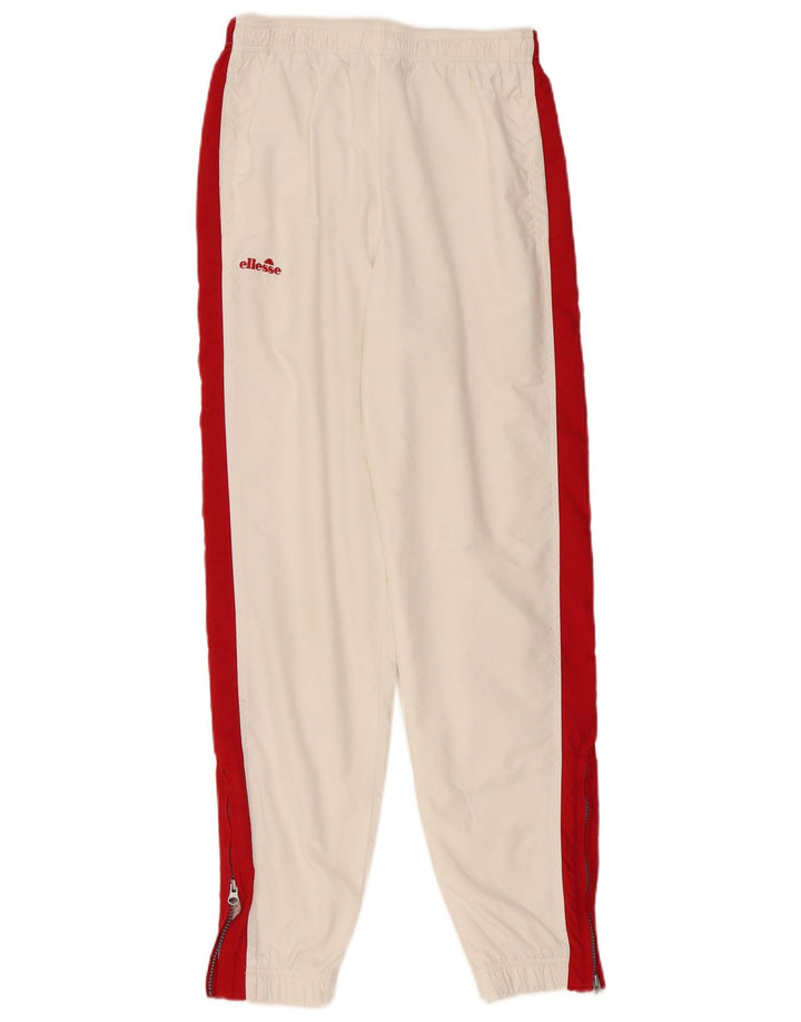 Pantaloni de trening pentru femei Ellesse Pantaloni de jogging UK 12 Medium White Colorblock