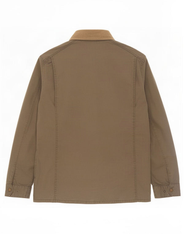 Fat Face Mens Utility Jacket UK 40 Large Khaki Bumbac