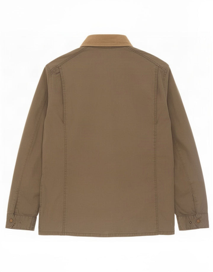 Fat Face Mens Utility Jacket UK 40 Large Khaki Bumbac