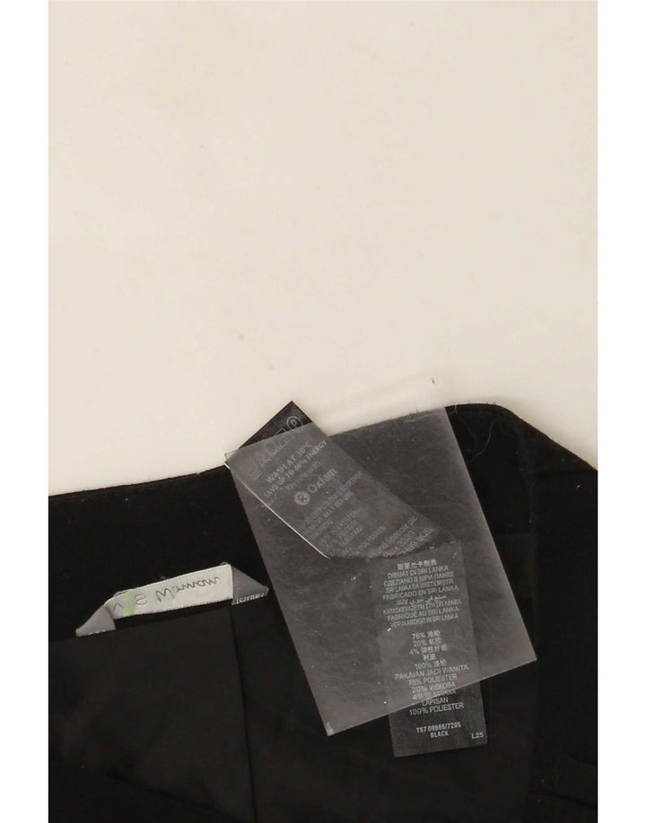 Fusta mini pentru femei Marks & Spencer UK 12 Medium W30 Poliester negru