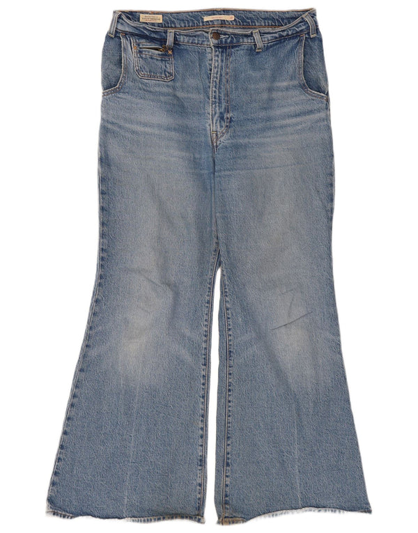 Blugi evazați Levi's Ribcage Bell pentru femei W31 L30 Bumbac albastru