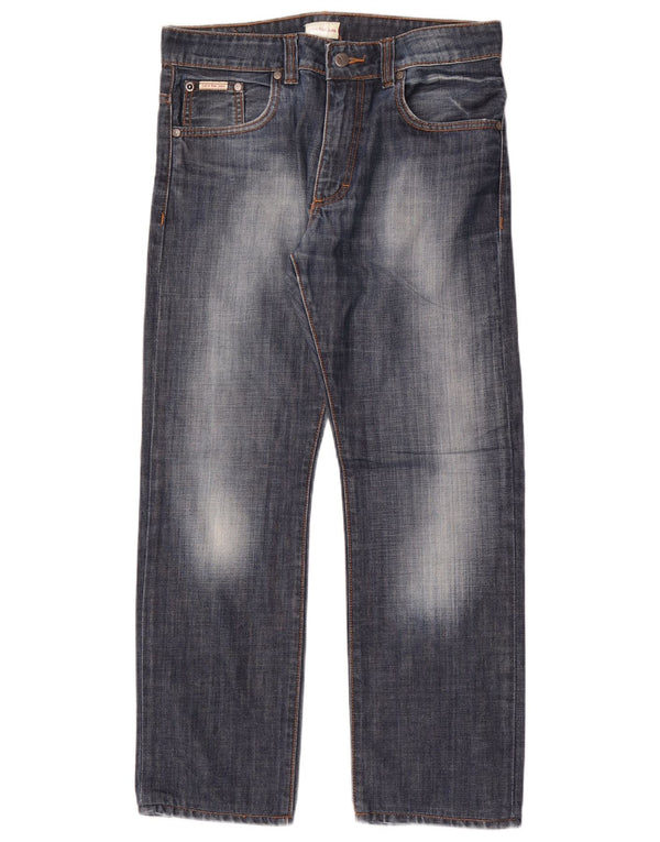 Blugi drepti pentru femei Calvin Klein W30 L29 Bumbac albastru