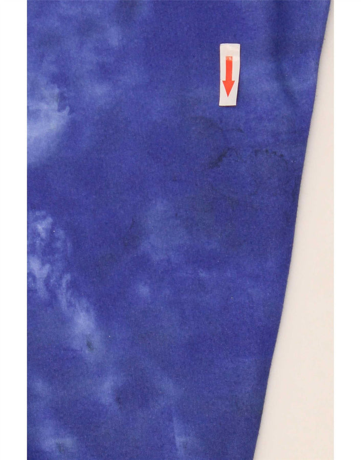 Pulover adidas pentru femei grafic supradimensionat UK 10 Small Blue