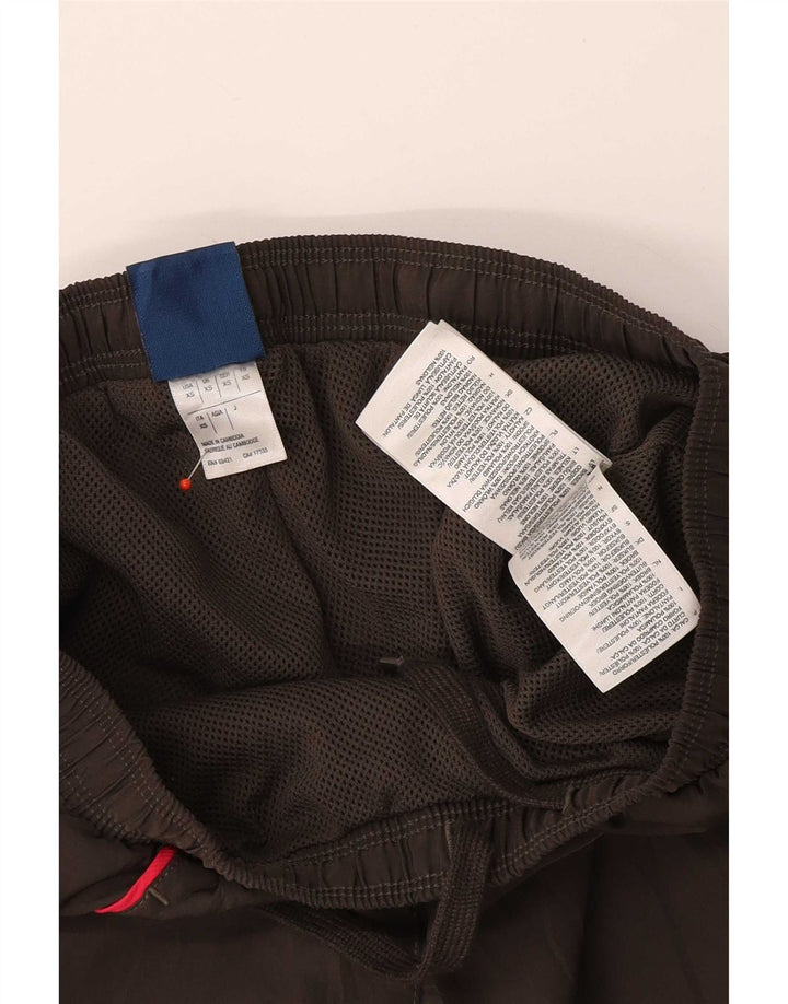 Pantaloni de trening Reebok pentru femei UK 4 XS poliester cu dungi gri
