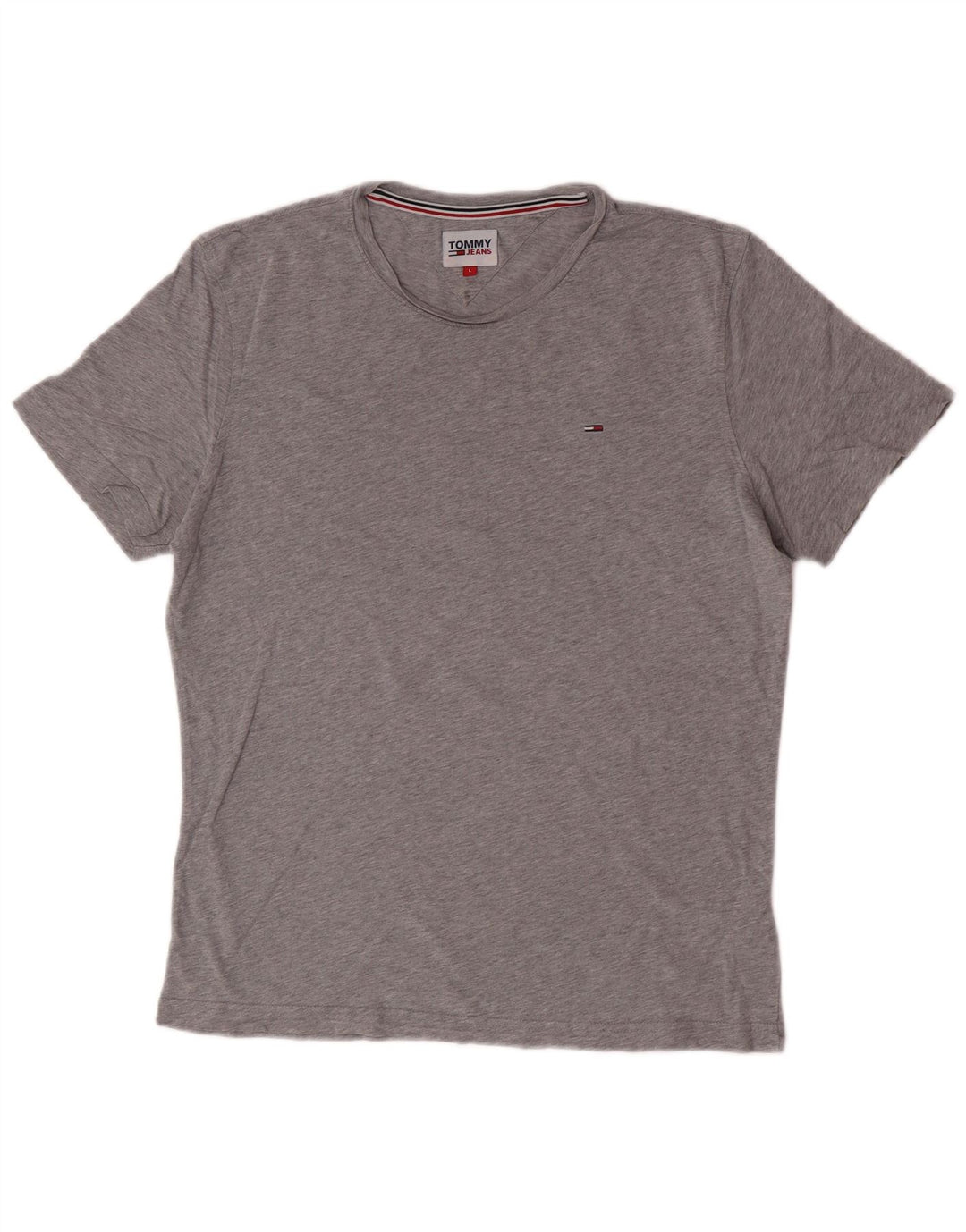 Tricou pentru bărbați Tommy Hilfiger Top mare din bumbac gri