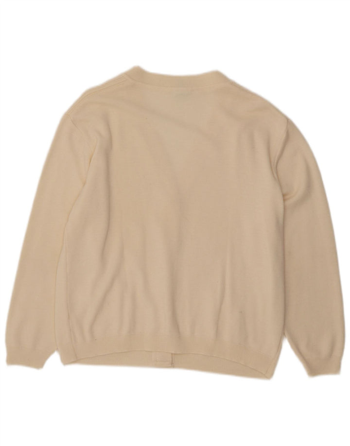 Pulover cardigan pentru femei VINTAGE UK 12 Bej mediu