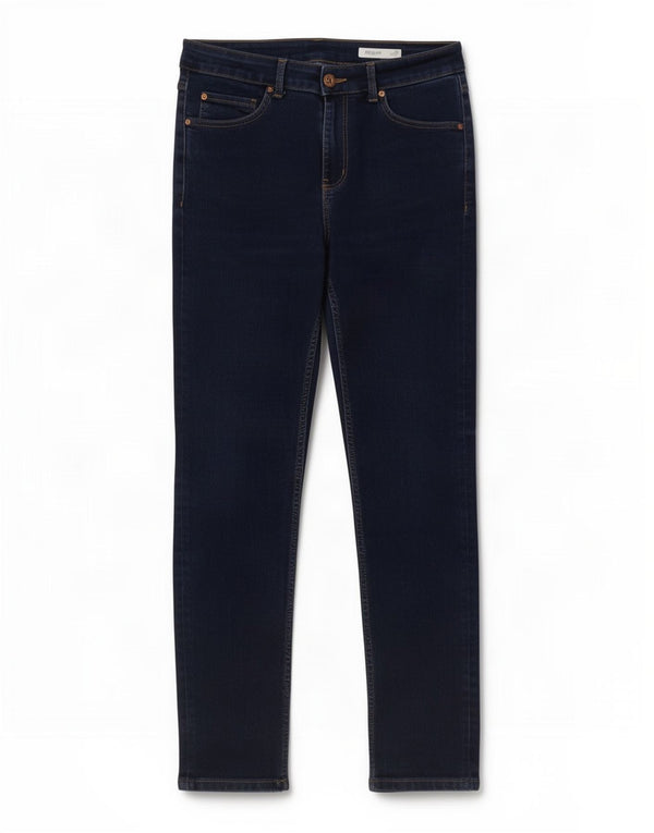 Blugi subțiri The Ivy de la Marks & Spencer pentru femei UK 12 Medium W30 L27 Bleumarin
