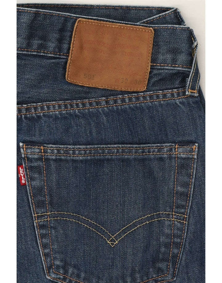 Blugi drepti pentru bărbați Levi's 501 W30 L28 Bumbac albastru