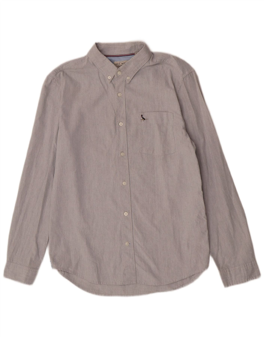 Cămașă pentru bărbați Jack Wills Slim Fit, bumbac gri mediu