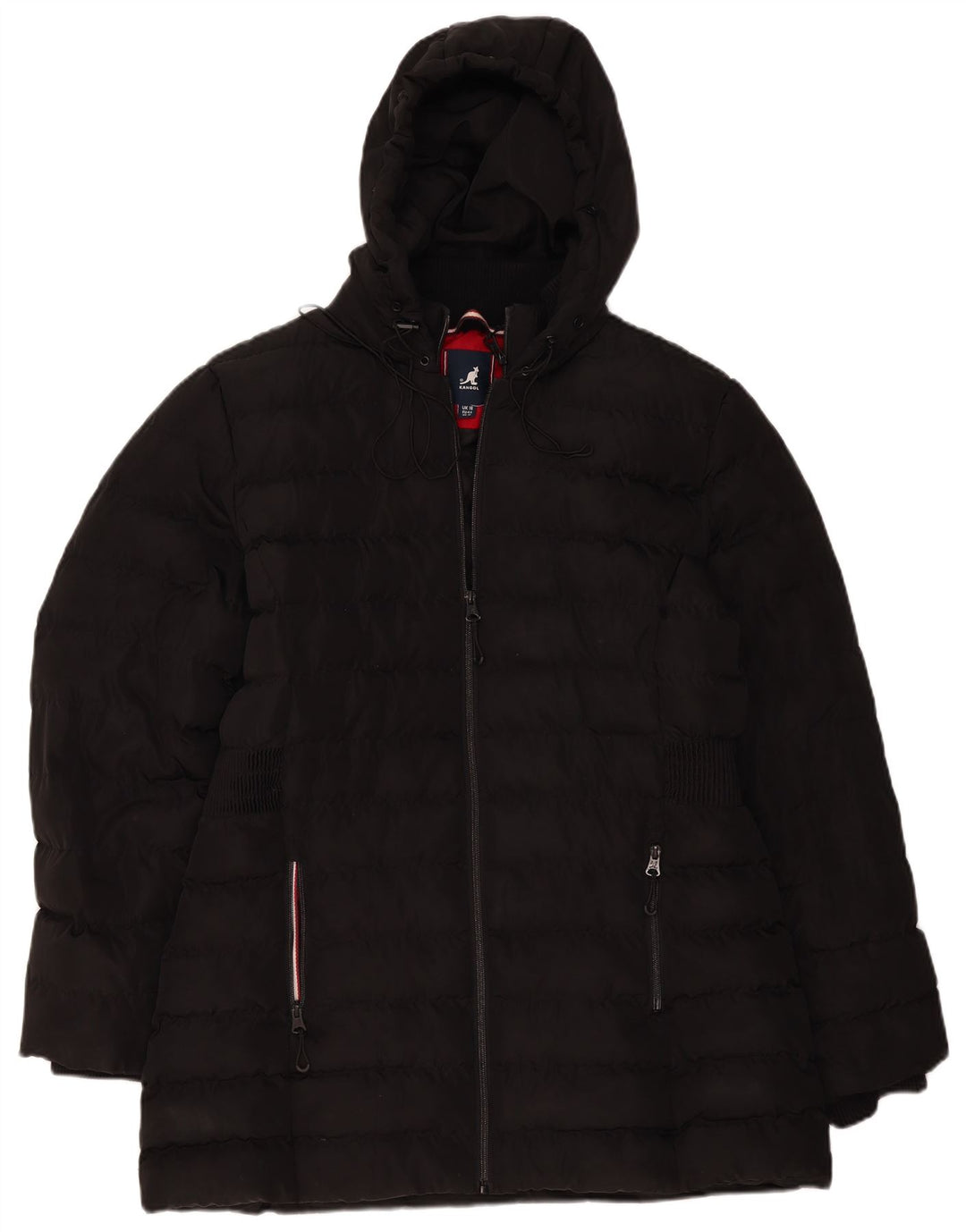 Palton căptușit pentru femei Kangol UK 16, mare, negru, poliester
