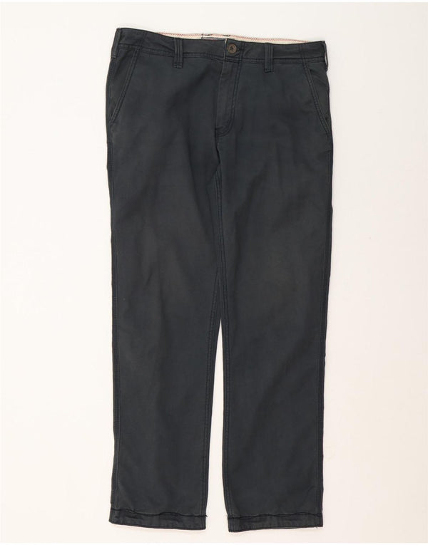 Pantaloni Chino Drepți Fat Face Bărbați L34 L31 Bumbac gri
