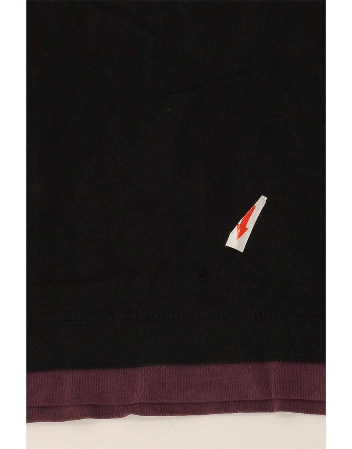 Top pentru bărbați Puma cu mânecă lungă, mediu negru, color block