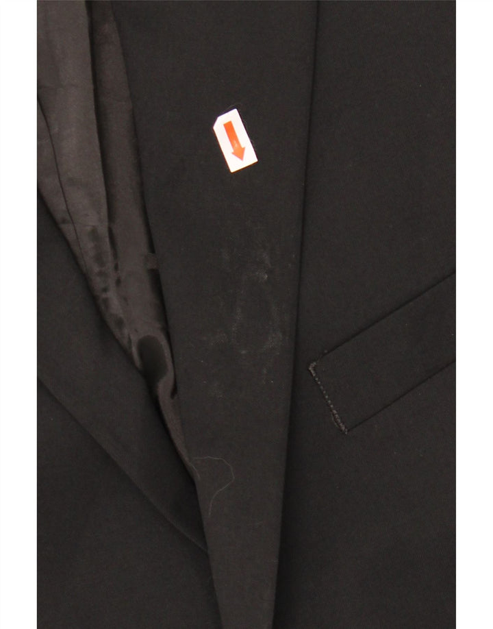 Blazer pentru bărbați Chaps, cu 2 nasturi, UK 42 XL Lână neagră