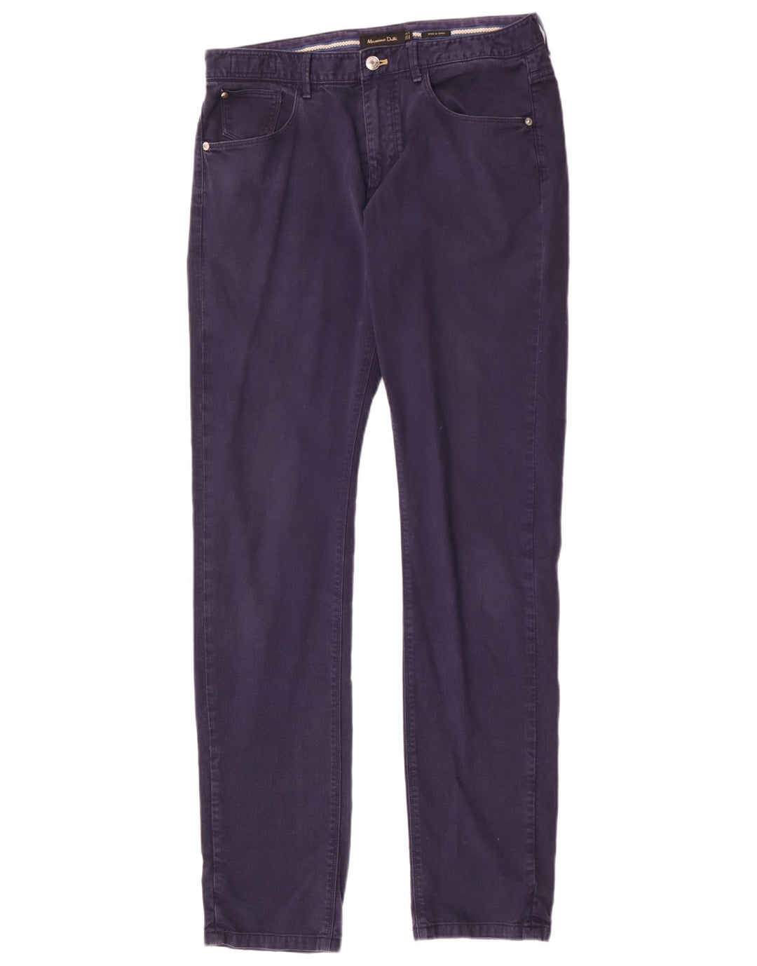 Massimo Dutti Pantaloni casual subțiri pentru bărbați EU 40 Mediu L31 L34 Bleumarin