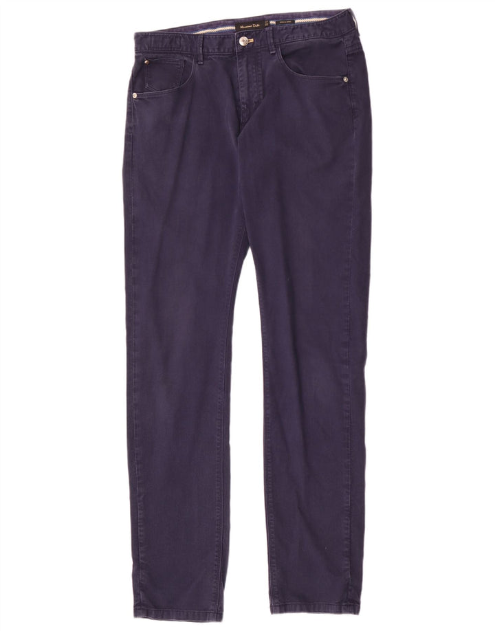 Massimo Dutti Pantaloni casual subțiri pentru bărbați EU 40 Mediu L31 L34 Bleumarin