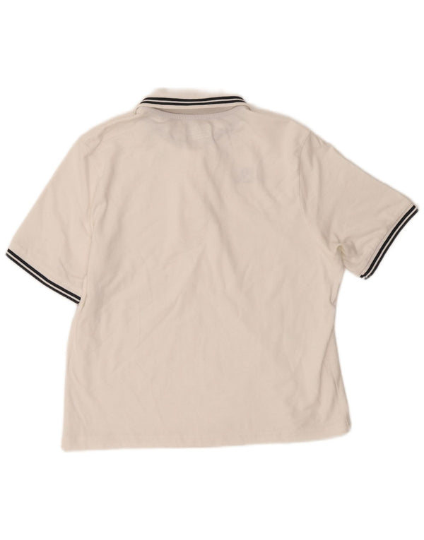 Tricou polo pentru bărbați Kappa, alb mediu