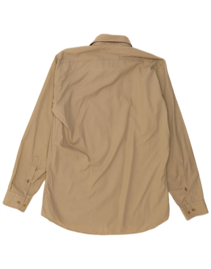 Cămașă pentru bărbați Marlboro Classics Slim Fit, mare, bej, bumbac