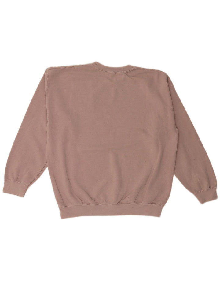 Pulover supradimensionat pentru femei Topshop UK 16 Poliester roz mare