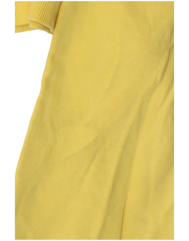 Calvin Klein Jeans Pulover supradimensionat pentru femei UK 16 Large Yellow