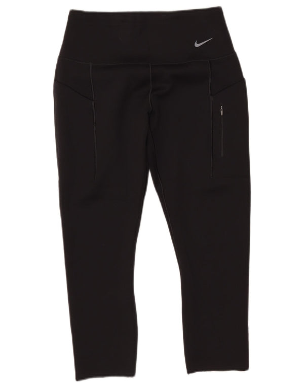 Leggings NIKE Dri Fit Capri pentru femei UK 12 Medium Black