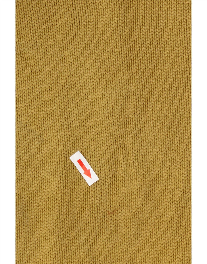 Pulover pentru femei cu gât rulat Zara UK 14 mare galben