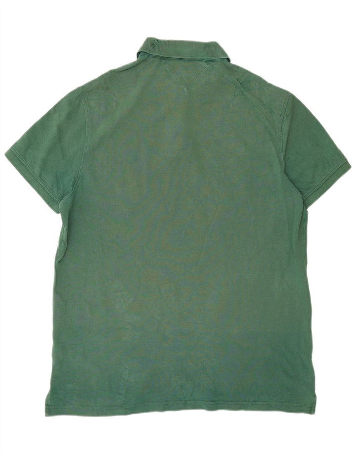 Cămașă polo Tommy Hilfiger pentru bărbați, cu formă regulată, XL, verde
