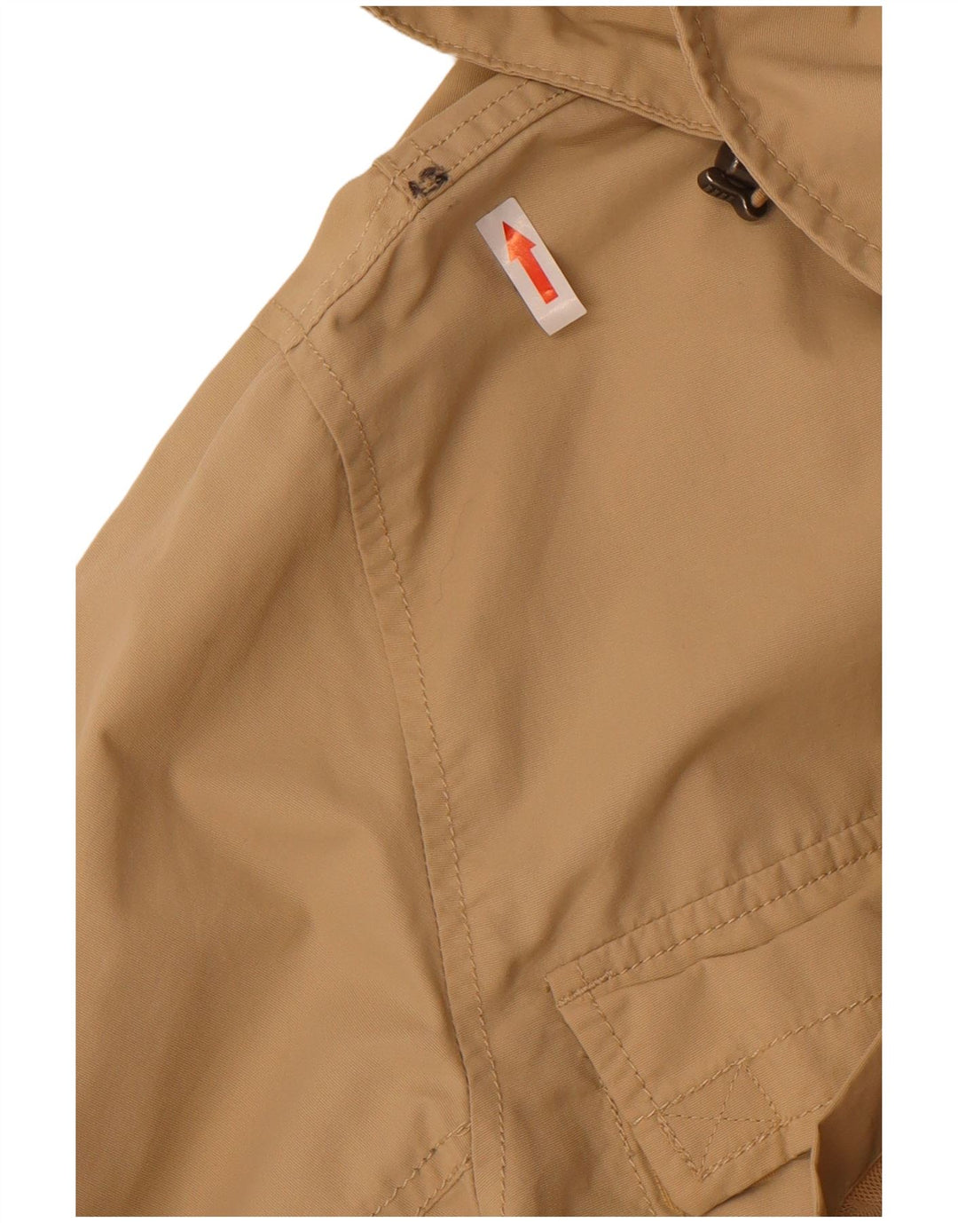 Jachetă cu glugă pentru bărbați Lands End UK 40, mare, bej, nailon