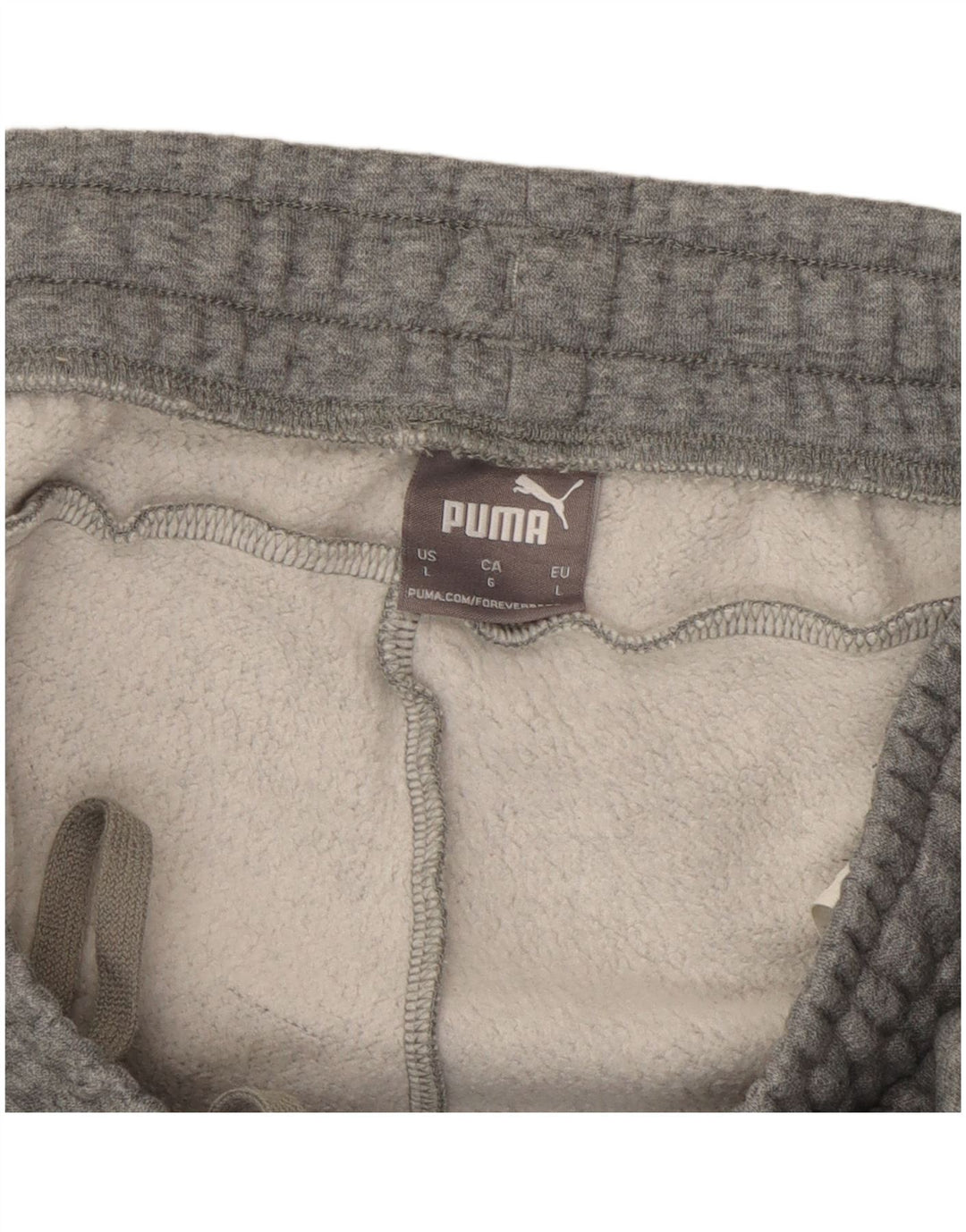 Pantaloni de trening Puma pentru bărbați Joggeri mari, gri bumbac