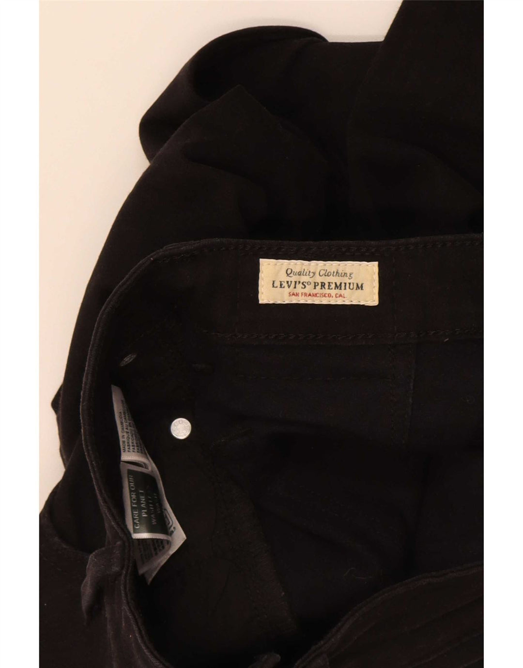 Blugi Levi's 712 Slim pentru femei W26 L30 bumbac negru