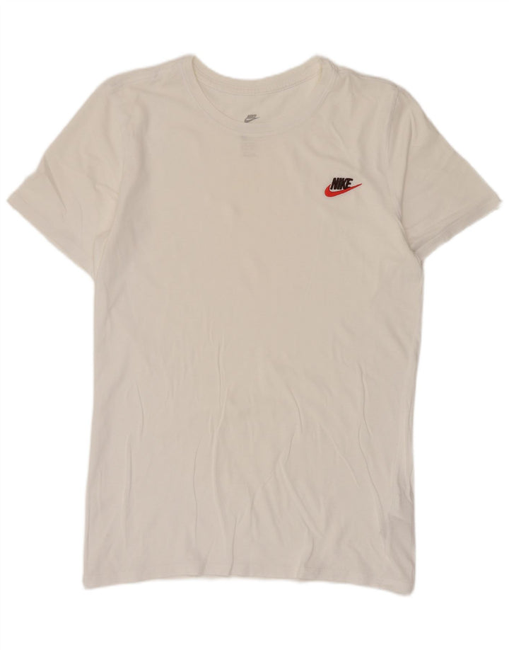 Tricou pentru bărbați Nike Top mic, alb, bumbac