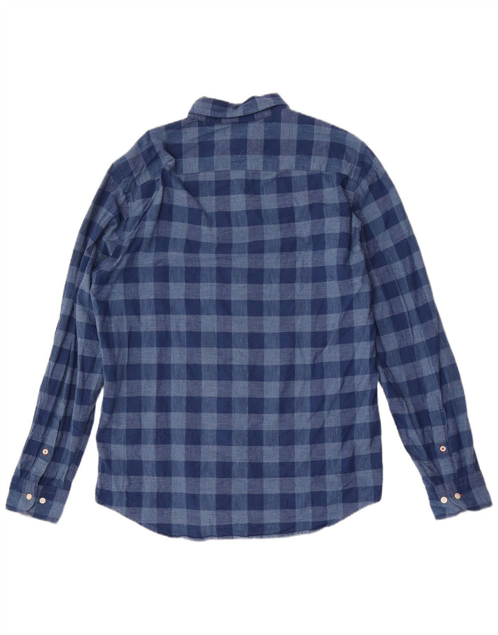 Cămașă pentru bărbați Tommy Hilfiger, cu tăiere obișnuită, mare, albastră, din bumbac