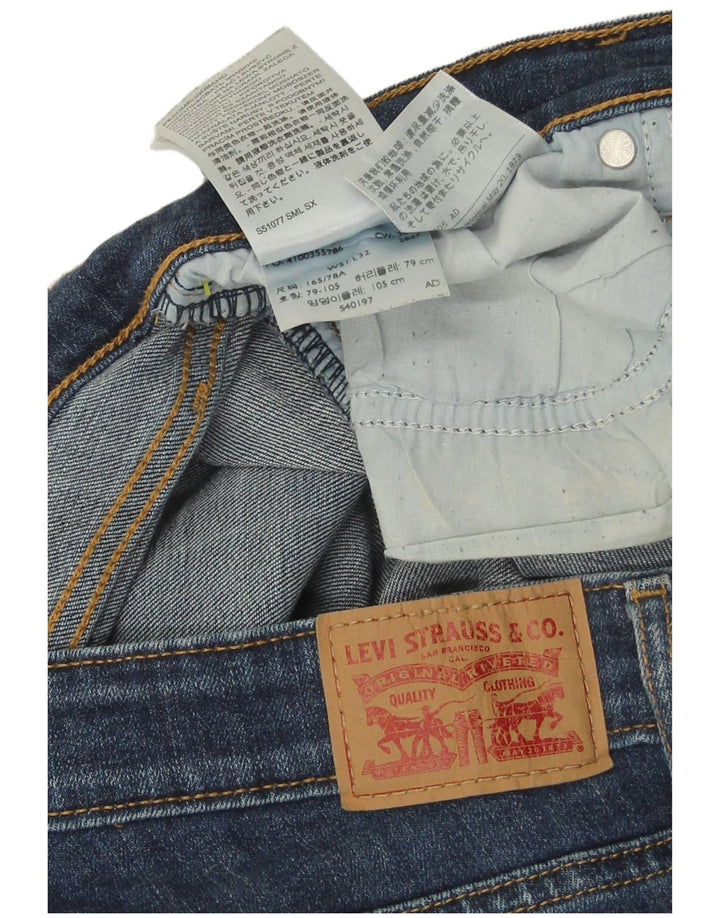 Blugi drepti 714 pentru femei Levi's W31 L32 Bumbac albastru