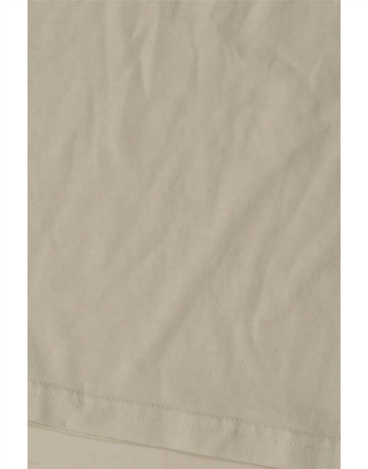 Tricou grafic ELLESSE pentru bărbați Top, mediu, alb, bumbac