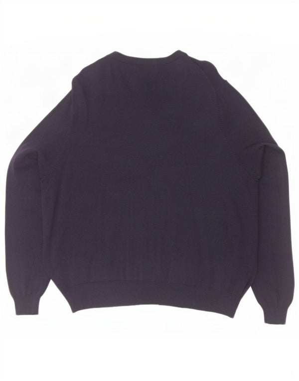 Pulover cardigan pentru femei Marks & Spencer UK 22 3XL Viscoză bleumarin