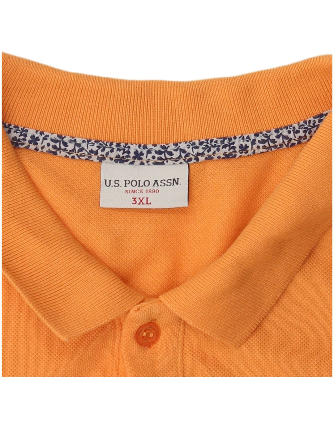 U.S. Polo Assn. Cămașă pentru bărbați 3XL portocaliu