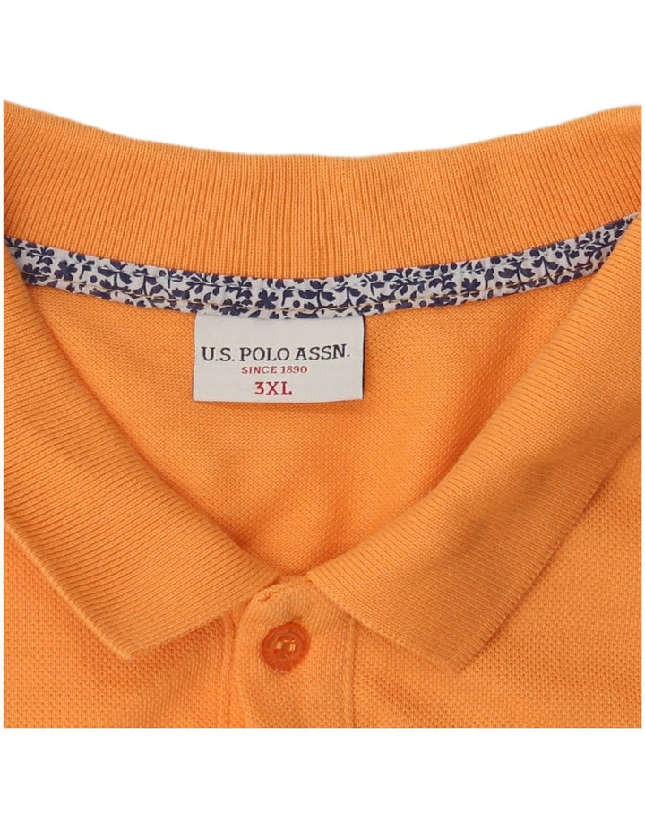 U.S. Polo Assn. Cămașă pentru bărbați 3XL portocaliu