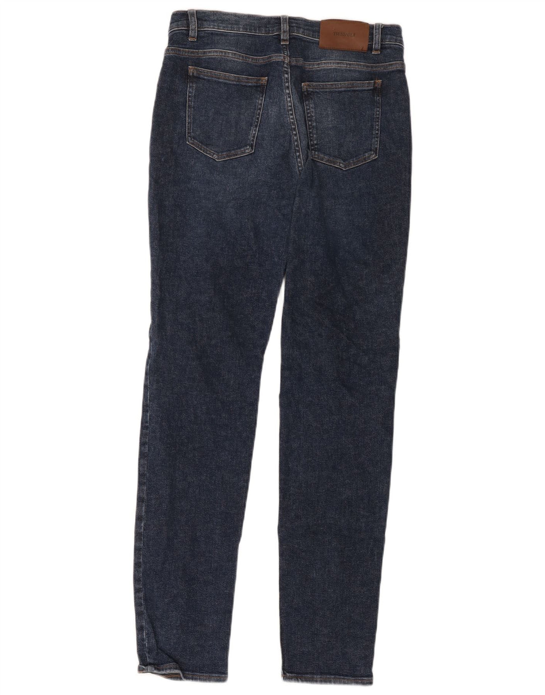Trussardi Blugi subțiri pentru femei IT 44 Medium W30 L32 Bumbac bleumarin