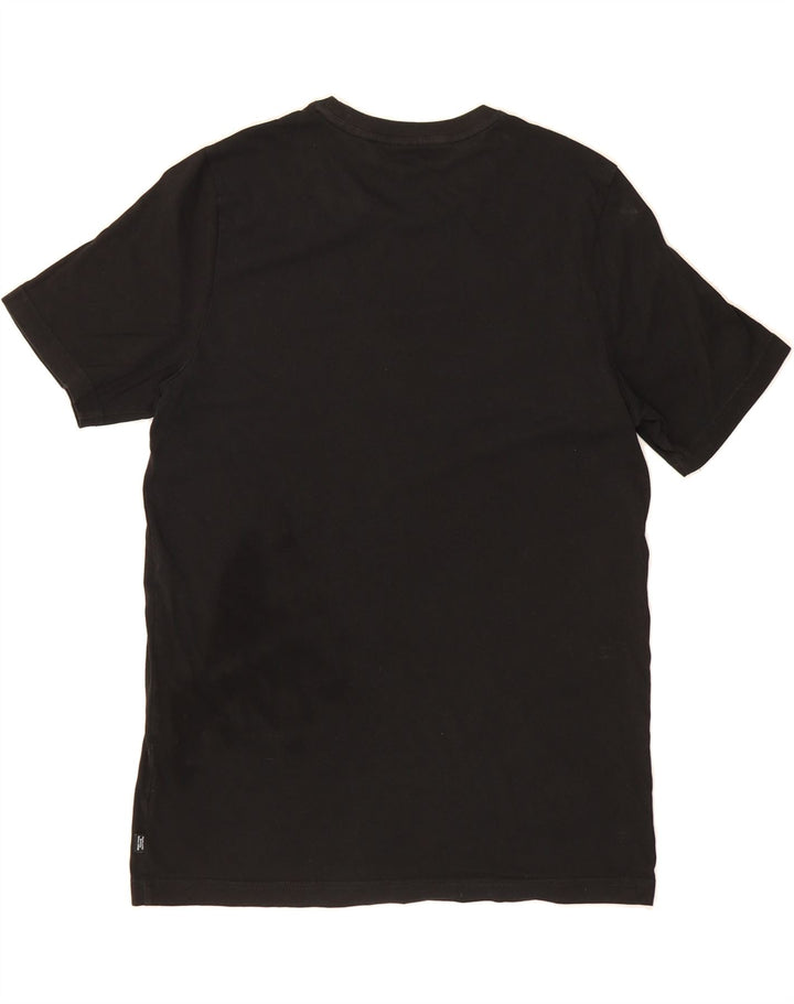 PUMA Mens Graphic T-Shirt Top Medium Black Vintage Puma and Second-Hand Puma from Messina Hembry 