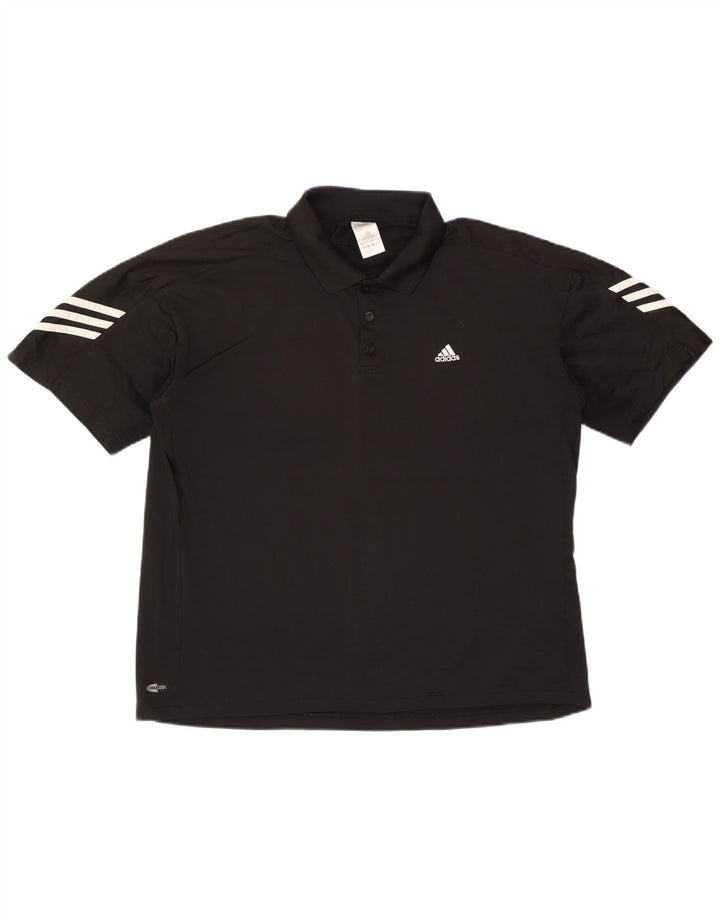 Tricou polo Adidas Climacool XL, negru, poliester